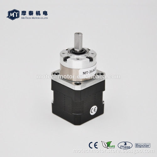 Gear Ratio 5:1 Nema 17 Bipolar Stepper 1.8Nm 1.2A, Planetary Gearbox
